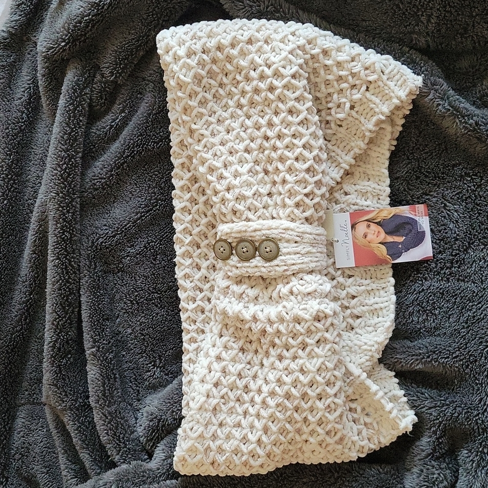 Women's Cream Colored Scarf by Simply Noelle